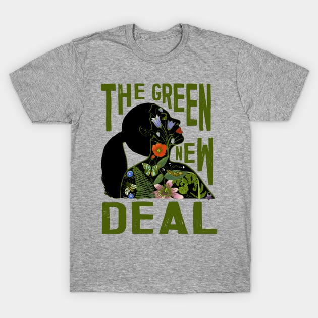 AOC - Green New Deal T-Shirt by BrookeFischerArt